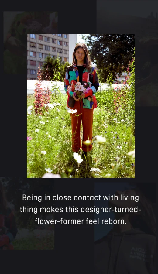 Story : présentation de Masami, designer devenue fleuriste